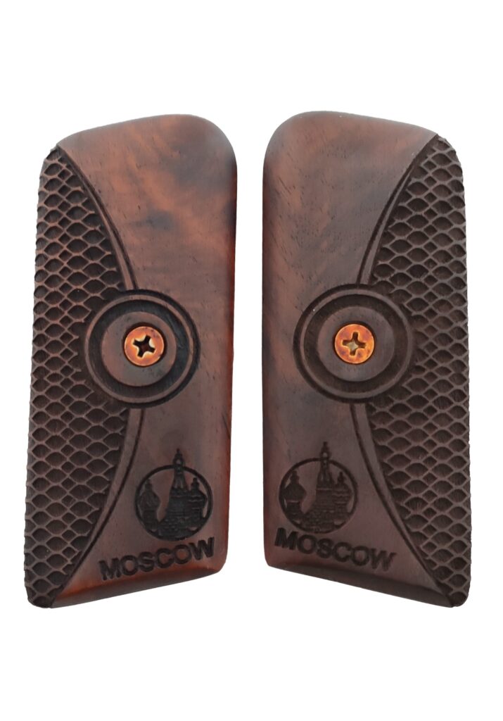 Moscow Landmark & Honeycomb, Handcrafted - Tokarev TT-33 Beechwood Grips
