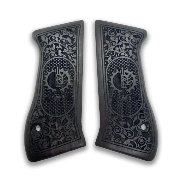 Jericho 941 Walnut Grips - Custom Fit, Precision Control, Timeless Style