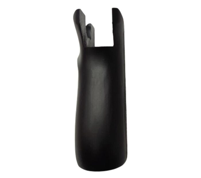 Beech Wood Pistol Grip For Czech Visor  - Basketweave Pattern With Emblem - Image 2