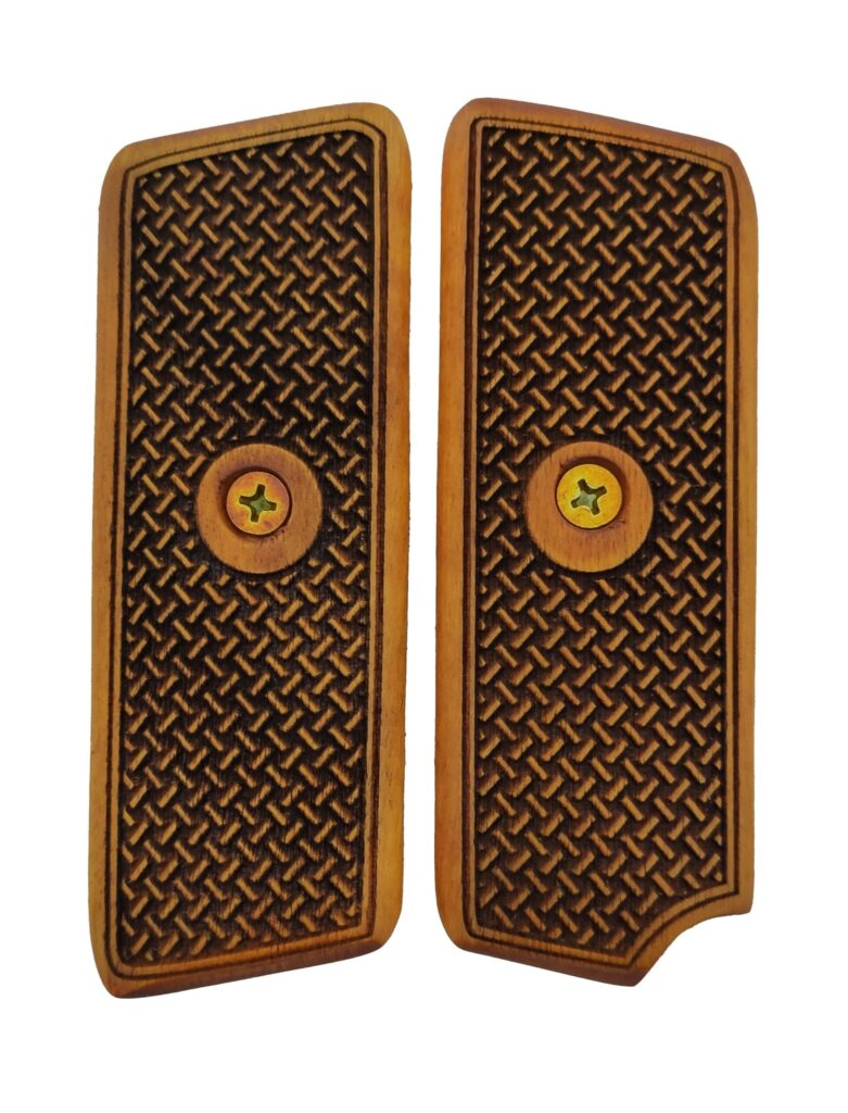 Tokarev M57 Walnut Grips - Smooth Finish, Handcrafted