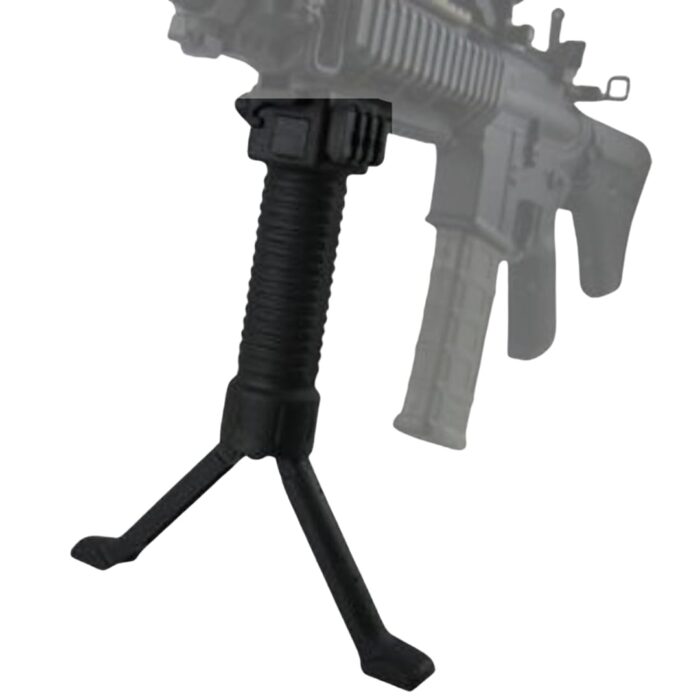 Tactical Foregrip With Integrated Bipod