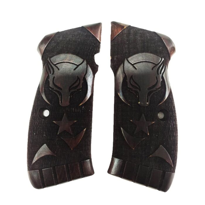 Bull Emblem With Textured Background