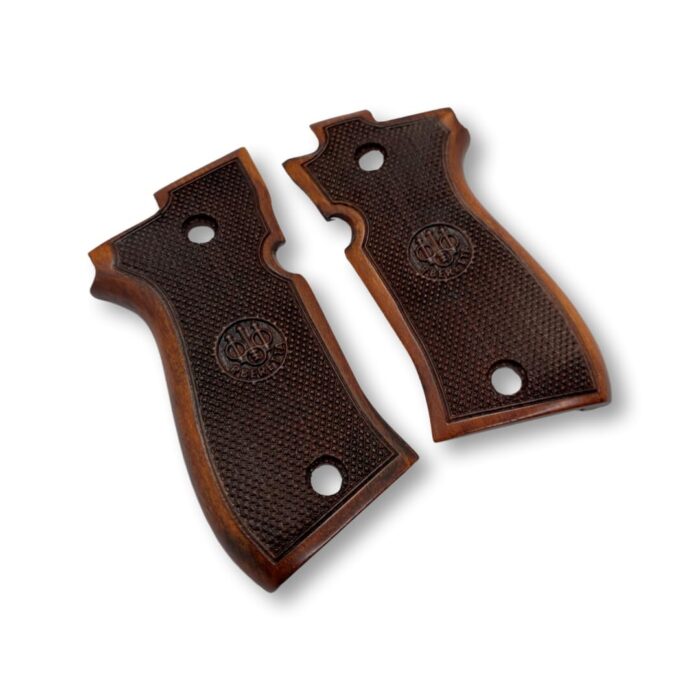 610Pvdbdmul Beech Wood Pistol Grip For Beretta F 81 - Image 3