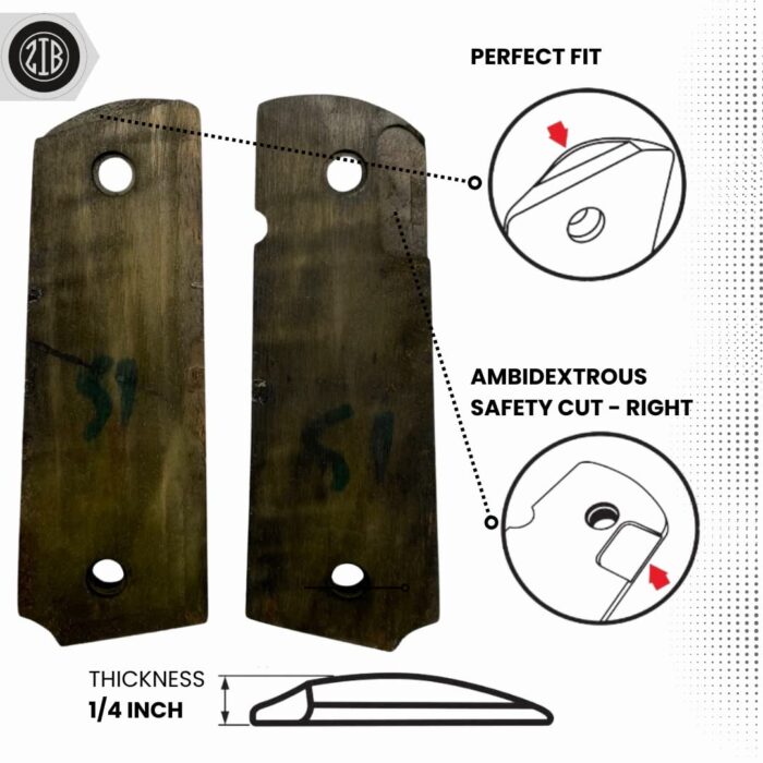 Classic Smooth Series - Beechwood Grips