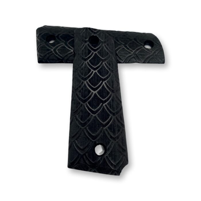 Dragon Scale Pattern - 1911 Pistol Grip With Superior Craftsmanship - Image 3