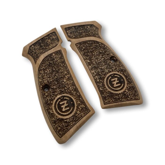 Medallion Grip For Cz 75/85 – Ultimate Beechwood Beauty - Image 2