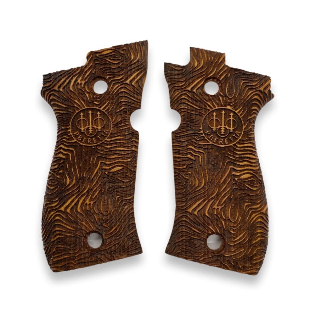 Natural Grain & Monogram Pattern for Beretta F 81