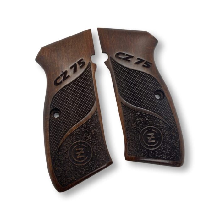 Ultimate Control &Amp; Style: Dual-Texture Beechwood Cz 75 Grips - Image 2