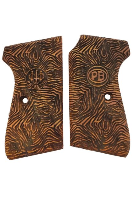 Woodgrain-inspired Texture with Emblem