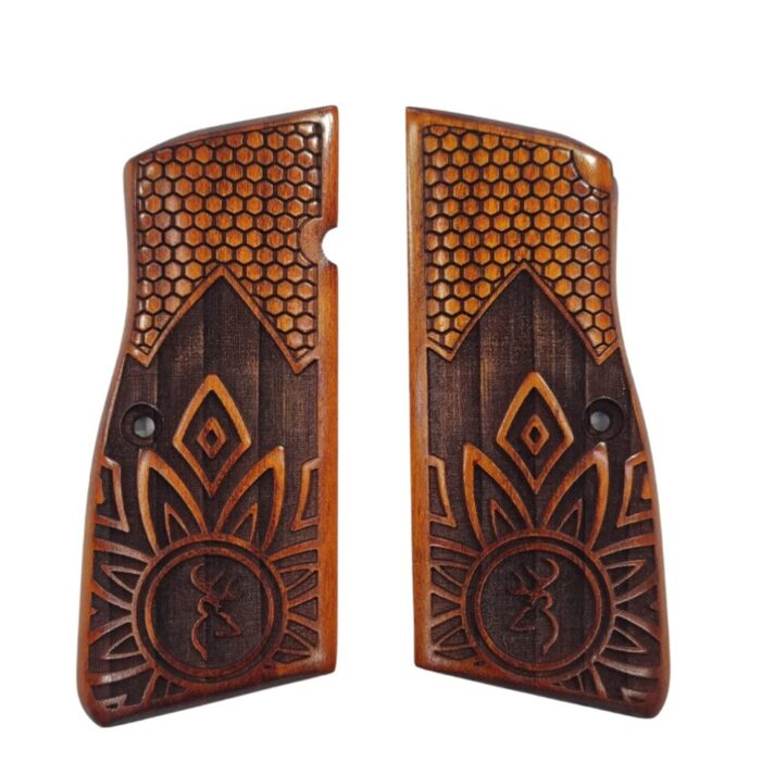 Browning Hi-Power - Beechwood Grips
