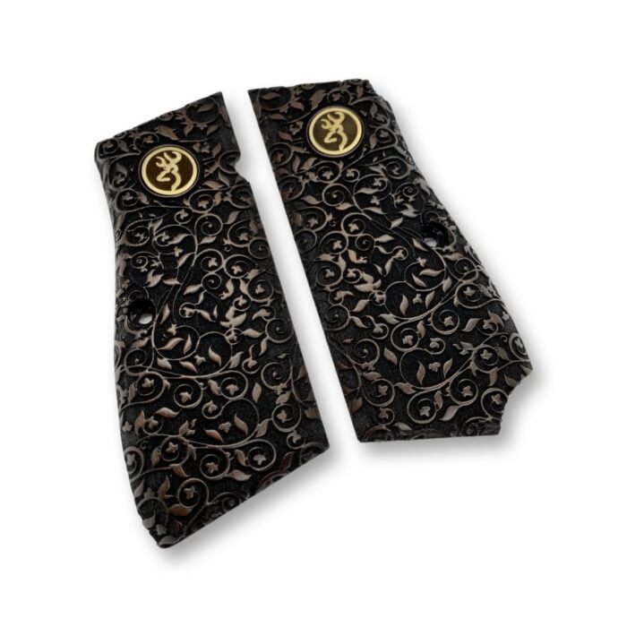 Browning Hi Power Empuñadura Pistol Grip Handmade From Walnut Wood Ars.011