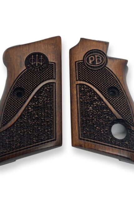Amazon.com : Zib Grips | Wooden Pistol Grips with Brass Logo