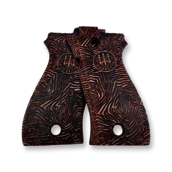 Vortice Beechwood Grips For Beretta F-81 - Image 2