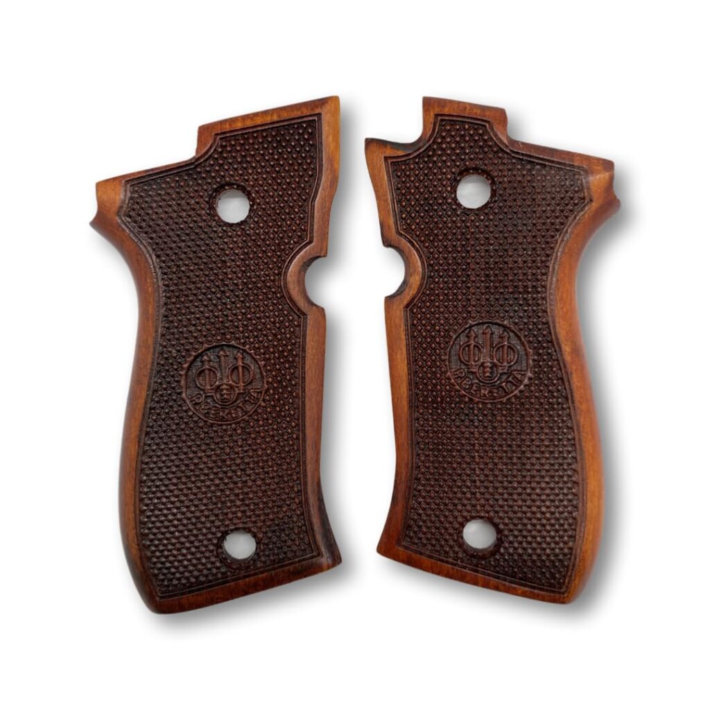 Radius Beechwood Grips for Beretta F-81 : The Ultimate Upgrade for Your Firearm