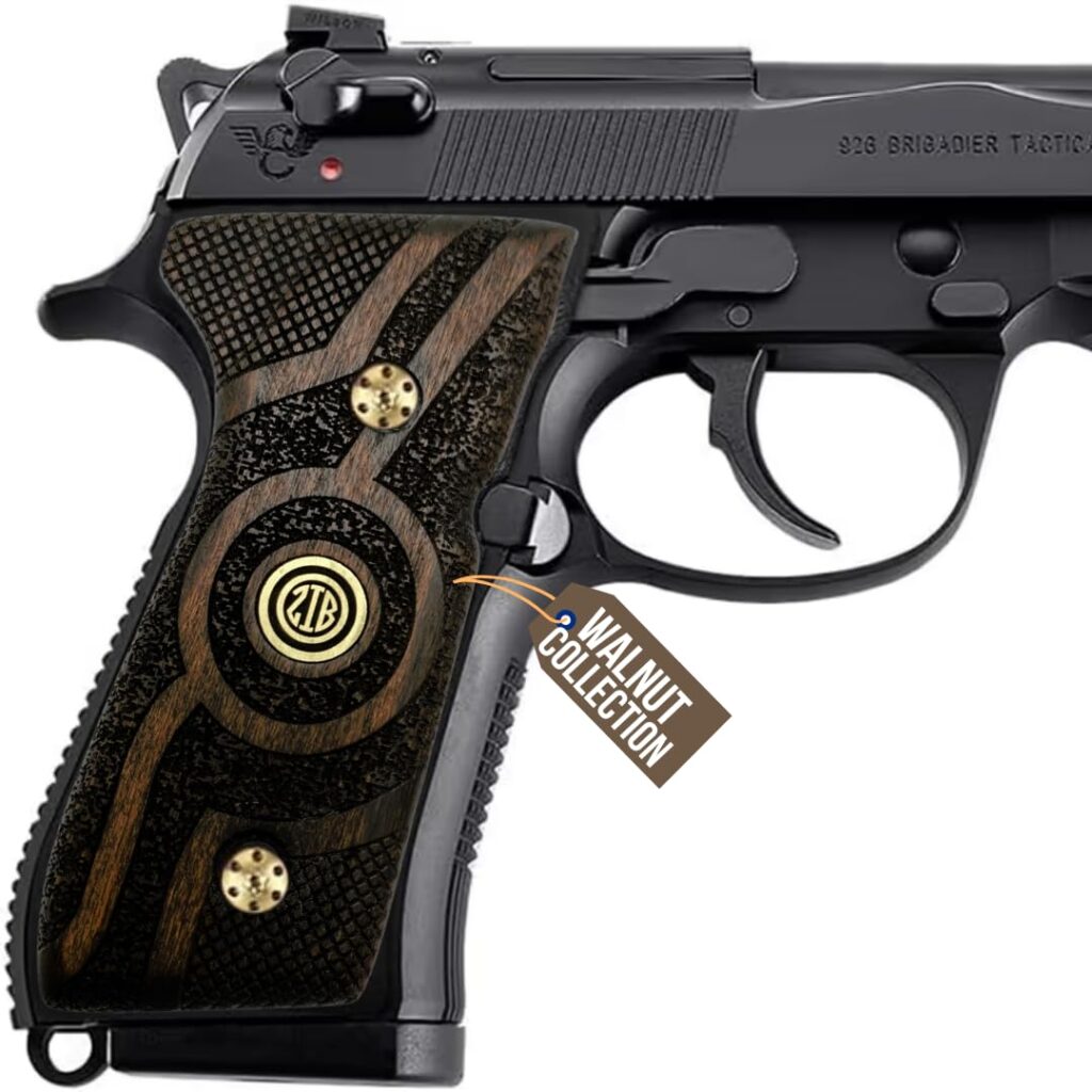 Textured Elegance Beechwood Grips