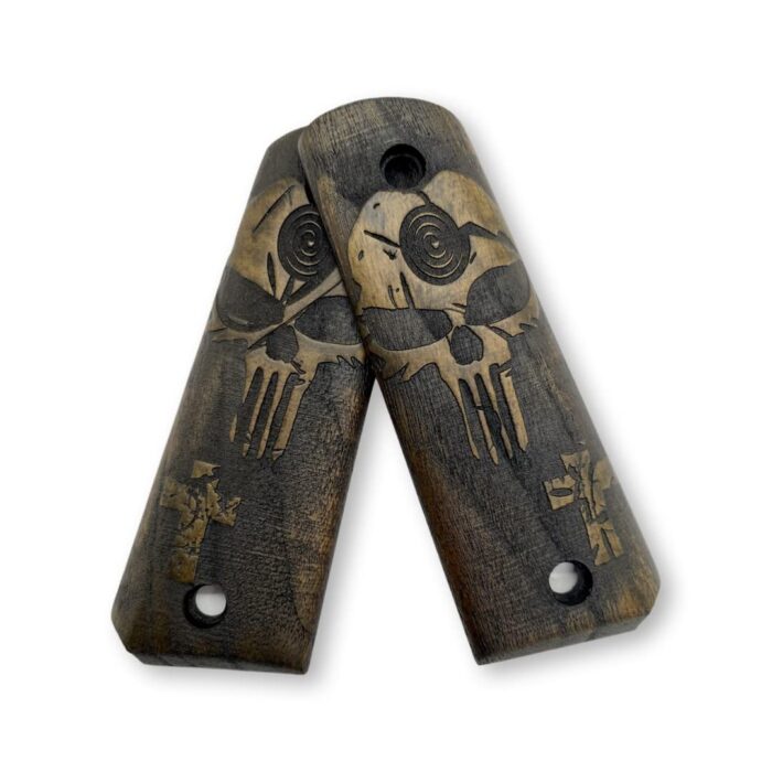 Full Size 1911 (Government/Commander) Walnut Pistol Grip Handmade From Walnut Wood Ars.27