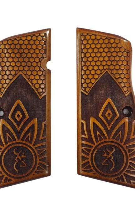 Beechwood Grips with Floral