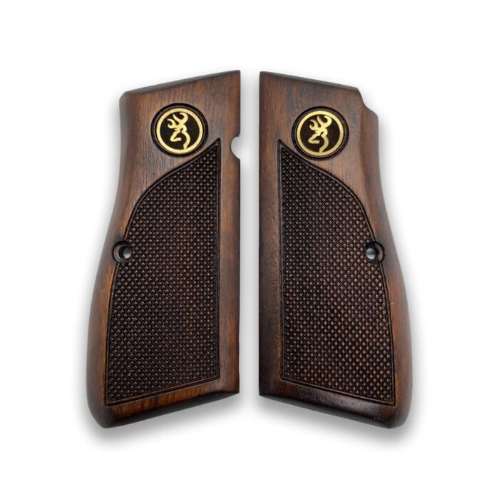 Abstract Emblem And Honeycomb Texture