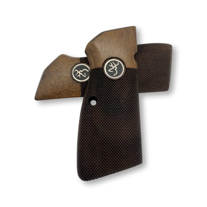 Browning Hi Power Empuñadura Pistol Grip Handmade From Walnut Wood Ars.06