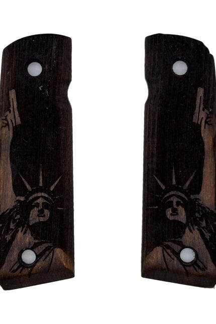 Statue of Liberty Design 1911 Wooden Pistol Grips
