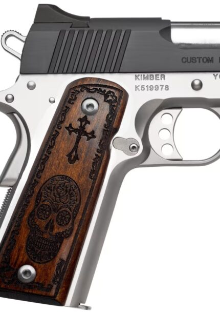 Gothic Series - Skull & Crossbones Beechwood Grips