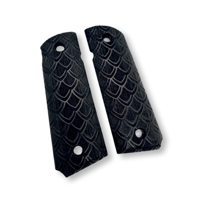 Dragon Scale Pattern - 1911 Pistol Grip With Superior Craftsmanship - Image 4