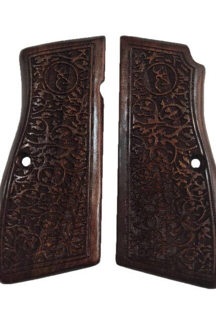Hi-Power Beechwood Grips