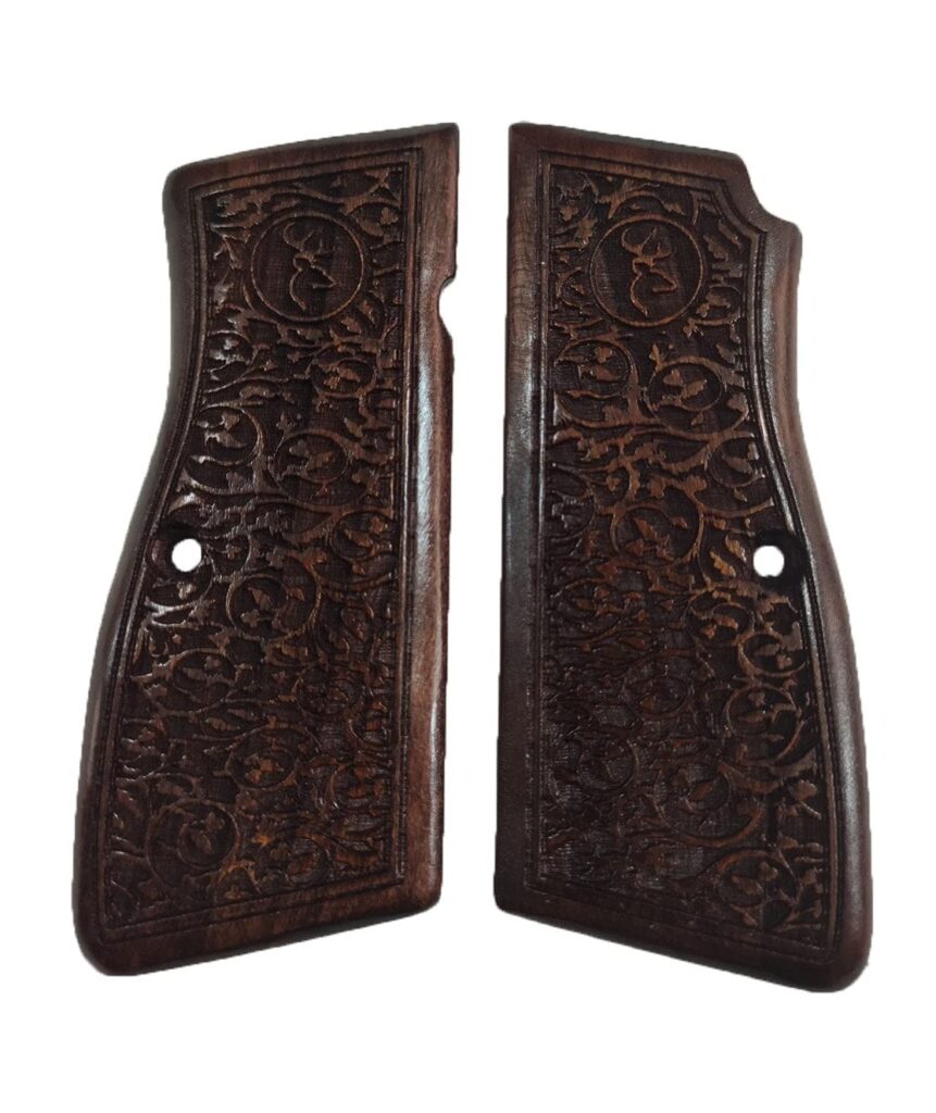 Hi-Power Beechwood Grips