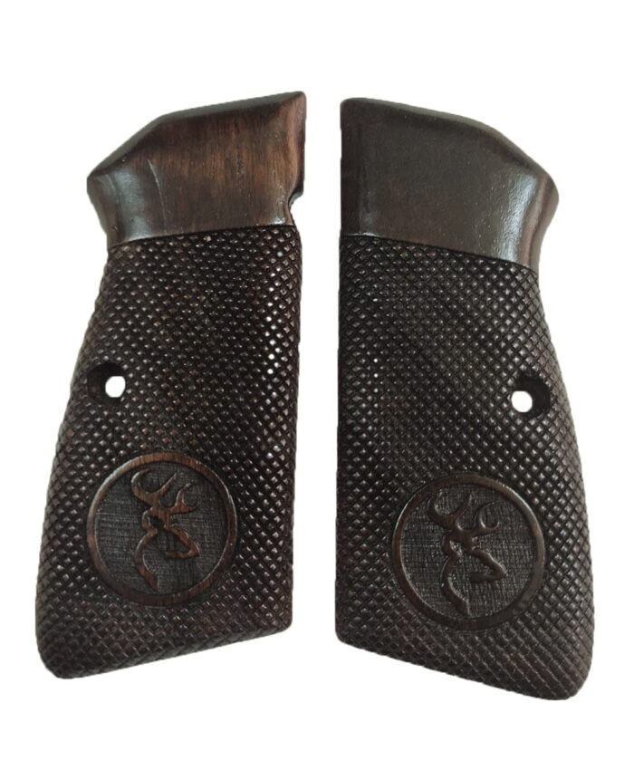 Diamond Plate And Wildlife Beechwood Grip