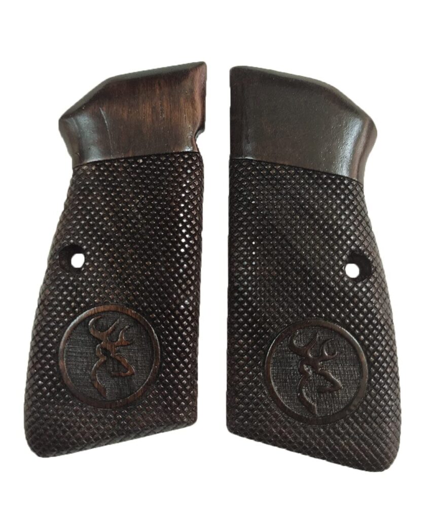 Diamond Plate and Wildlife Beechwood Grip