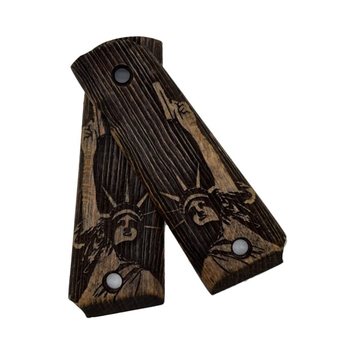 Ambi Safety Cut For 1911 Full Size (Rusty Walnut)