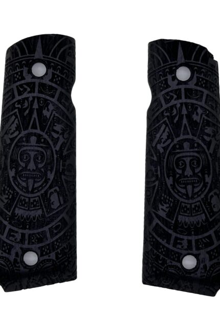 Aztec Calendar Design 1911 Wooden Pistol Grips