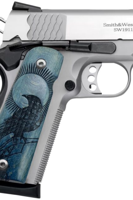 Crows and Radiant Circle Design : Top Choice Wooden Grips for 1911 Models