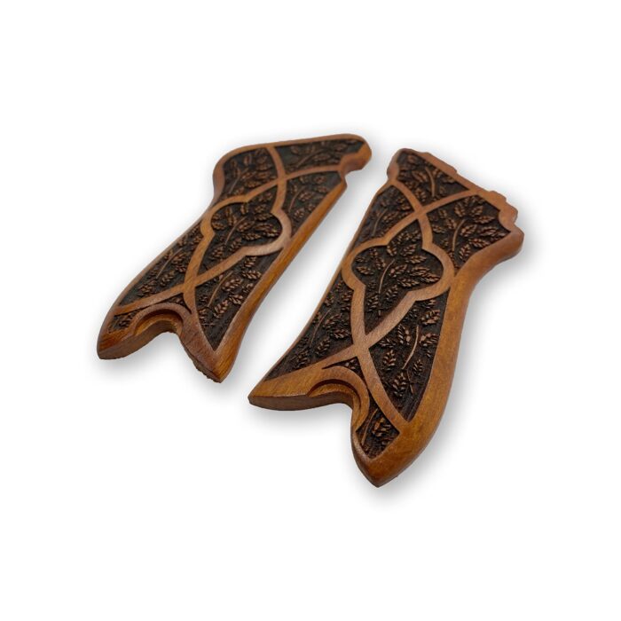 Classic Fleur Series - Luger P08 Grip With Superior Beechwood Elegance - Image 4