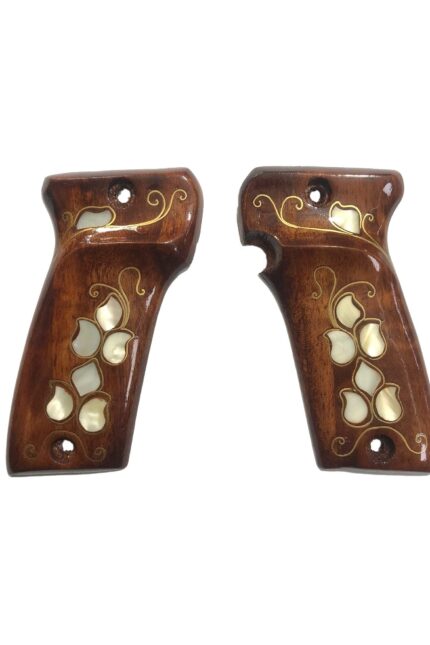 Pearlescent Inlay with Gold Accents