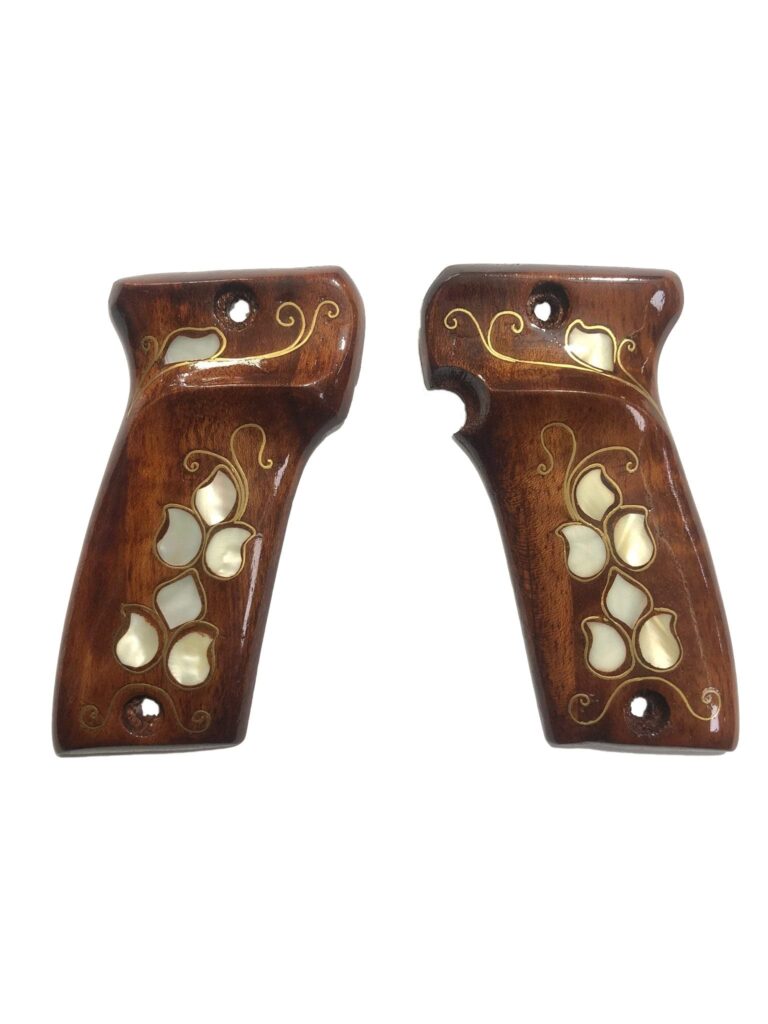 Pearlescent Inlay with Gold Accents