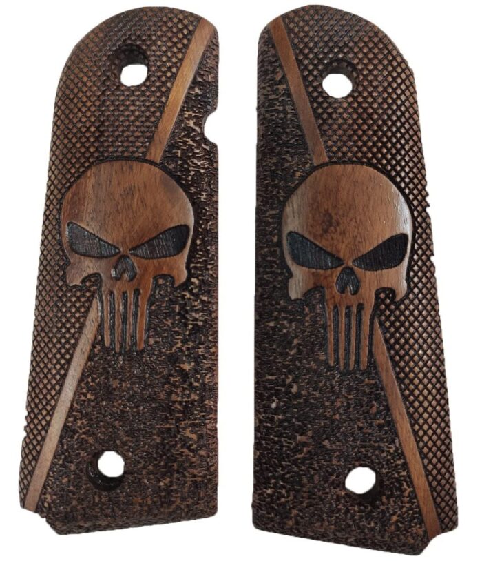 Renegade Series: Transform Your 1911 With Skull Squadron Beechwood Grip