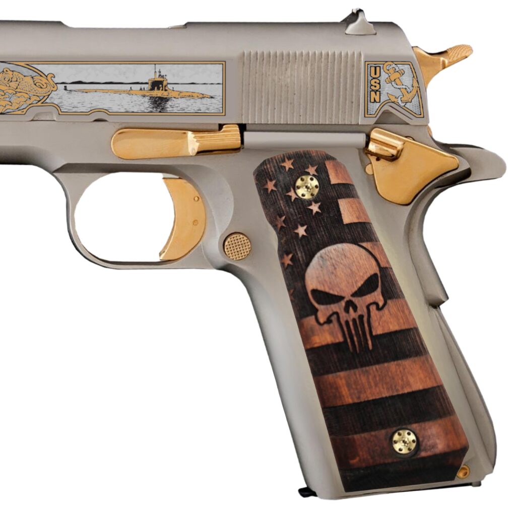 Skull and Stars and Stripes Design