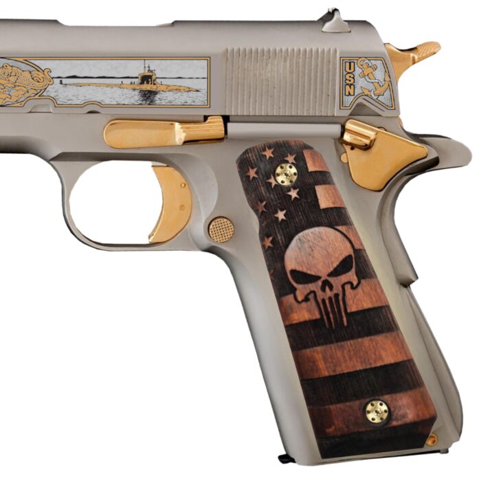 Skull And Stars And Stripes Design