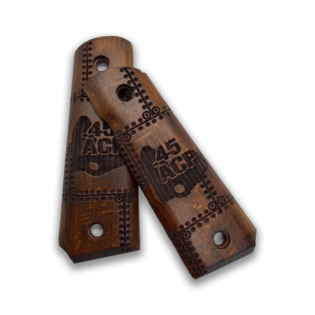 Full Size 1911 (Government/Commander) Walnut Pistol Grip Handmade from Walnut Wood Ars.23