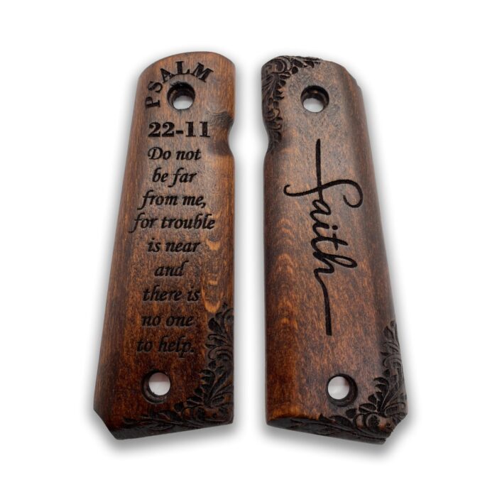 Handcrafted Beech Wood 1911 Grips