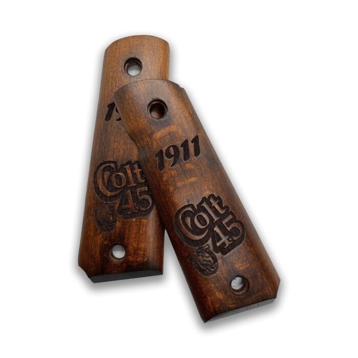 Full Size 1911 (Government/Commander) Walnut Pistol Grip Handmade From Walnut Wood Ars.31