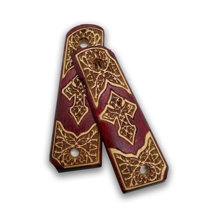 Full Size 1911 (Government/Commander) Walnut Pistol Grip Handmade From Walnut Wood Ars.06