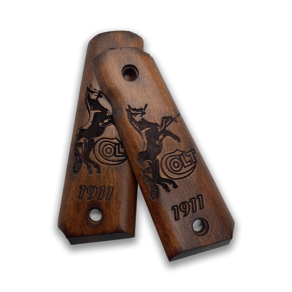 Full Size 1911 (Government/Commander) Walnut Pistol Grip Handmade from Walnut Wood Ars.44