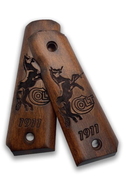 Full Size 1911 (Government/Commander) Walnut Pistol Grip Handmade from Walnut Wood Ars.44