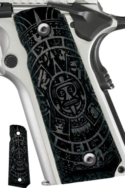 Tribal Mask Design - Beech Wood 1911 Grips