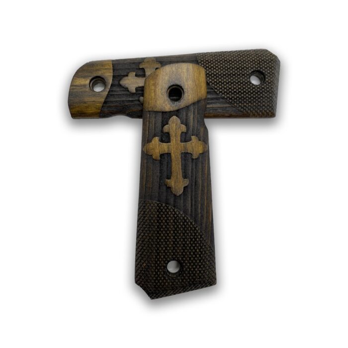 Crusader'S Cross Grip : Superior Beechwood Craftsmanship For 1911 - Image 3