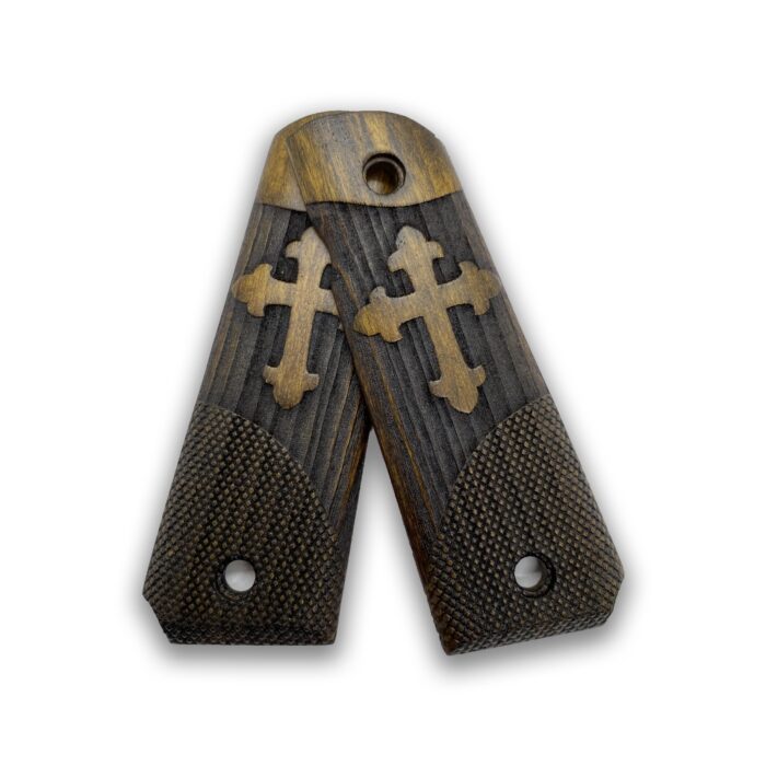 Crusader'S Cross Grip : Superior Beechwood Craftsmanship For 1911 - Image 4