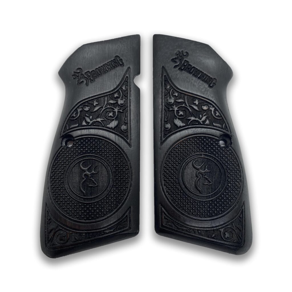 Classic Scroll and Wildlife Beechwood Grip