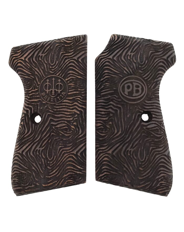 Fingerprint Swirl Beechwood Grips For Beretta 51/52 : Superior Craftsmanship For Better Shooting